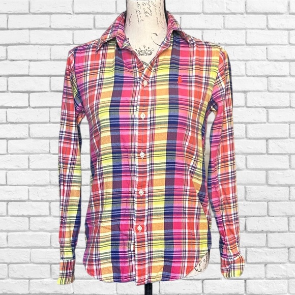 Ralph Lauren Tops - Ralph Lauren Multicolor Plaid Shirt